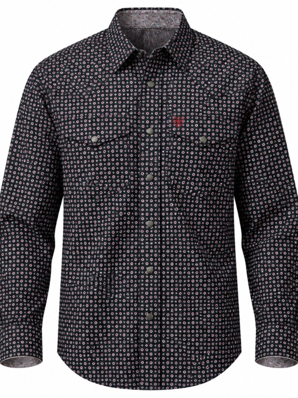 Ariat Wrinkle Free Johnson Classic Fit Shirt - Picture 2 of 2